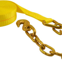 3” X 30’ WINCH STRAP WITH CHAIN ANCHOR