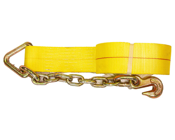 3” X 40’ WINCH STRAP WITH CHAIN ANCHOR