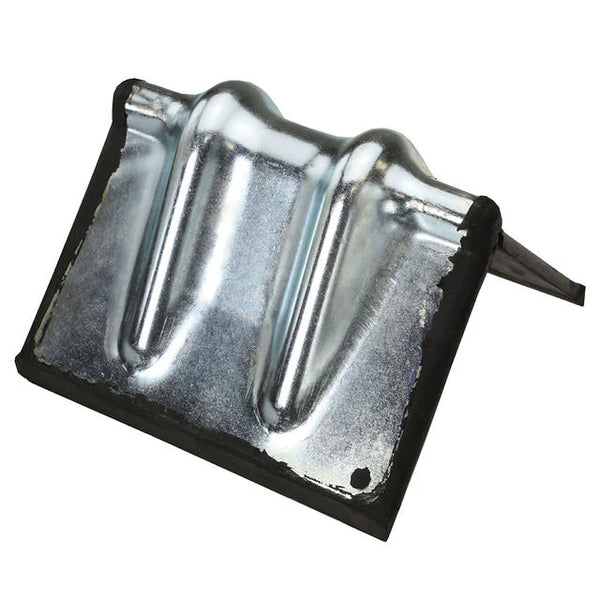 STEEL CORNER PROTECTOR WITH RUBBER PAD