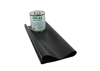 3'X3' TARP PATCH MATERIAL - BLACK